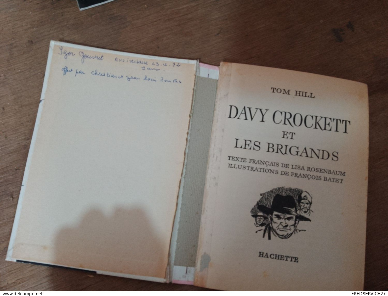 92 //   DAVY CROCKETT ET LES BRIGANDS - Bibliothèque Rose