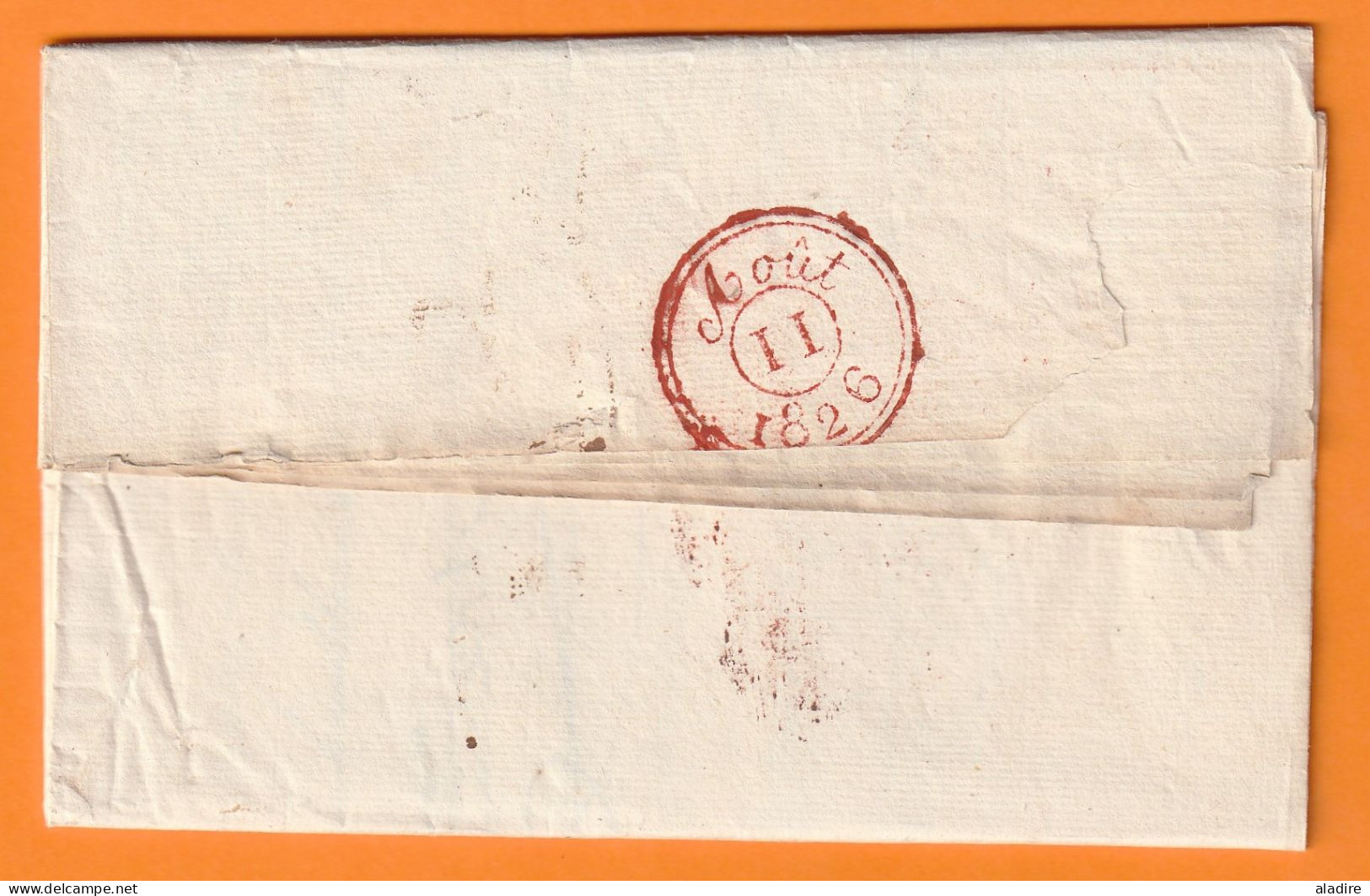 1826 - Marque Postale 74 ROUEN Sur Lettre Pliée De 2 Pages Vers PARIS - Taxe 4 - Dateur En Arrivée - 1801-1848: Vorläufer XIX