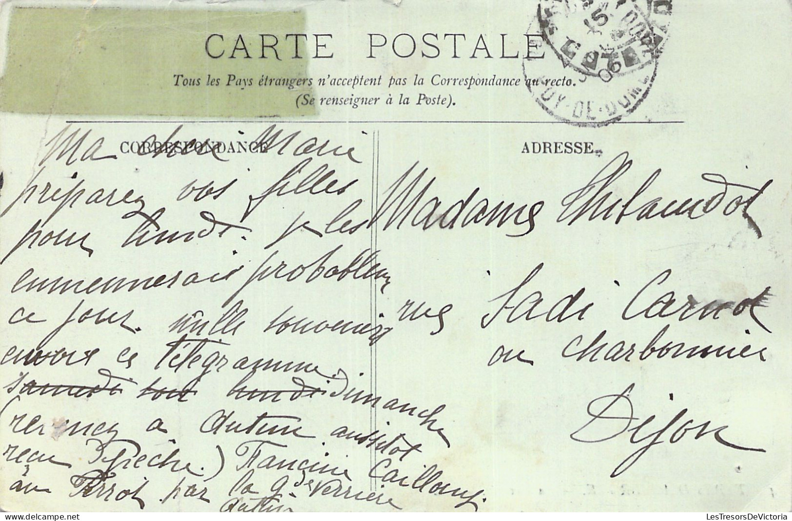 FOLKLORE - En Auvergne - La Bourrée - LL - Carte Postale Ancienne - Dans