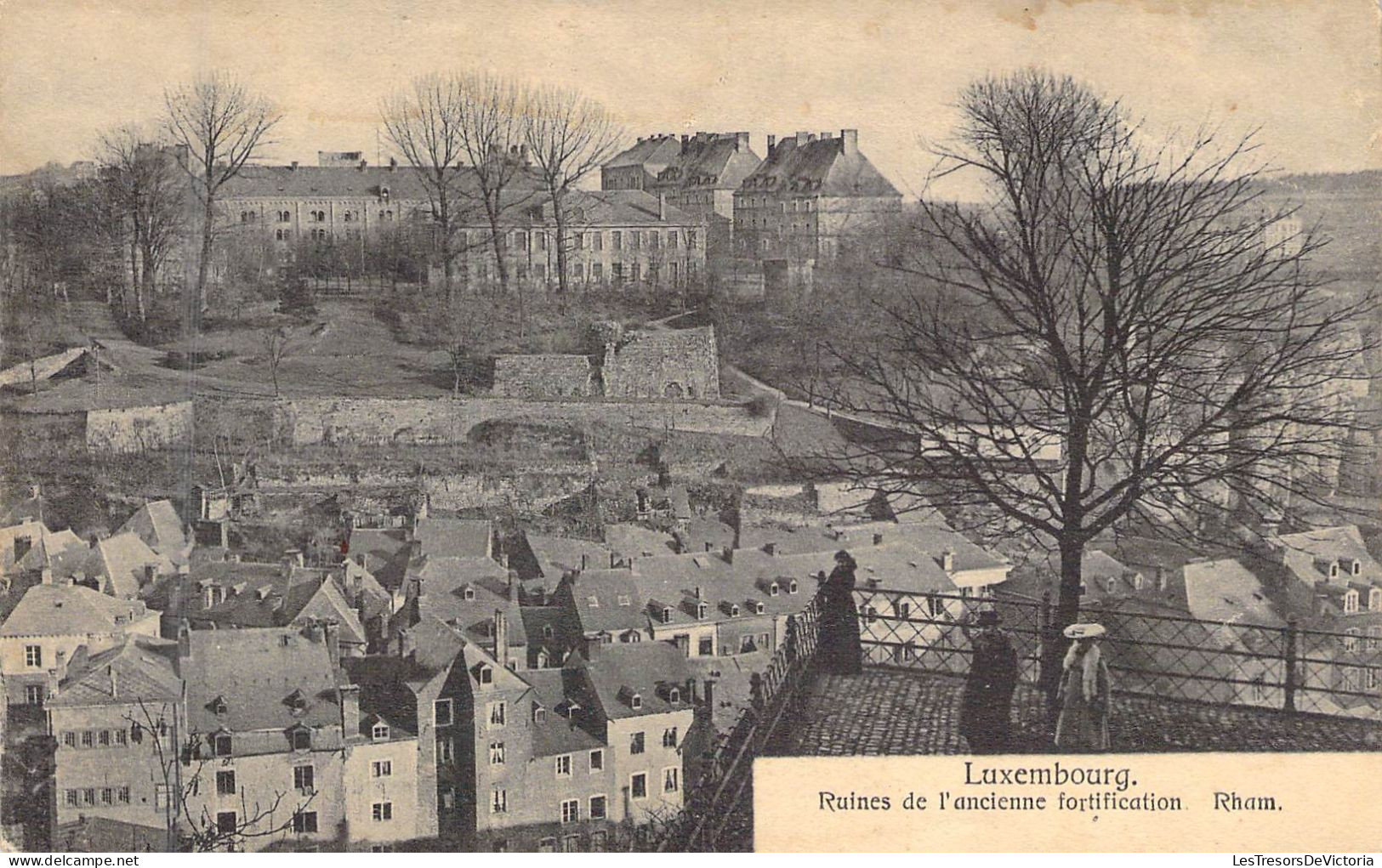 LUXEMBOURG - Ruines De L'ancienne Fortification - Carte Postale Ancienne - Luxembourg - Ville