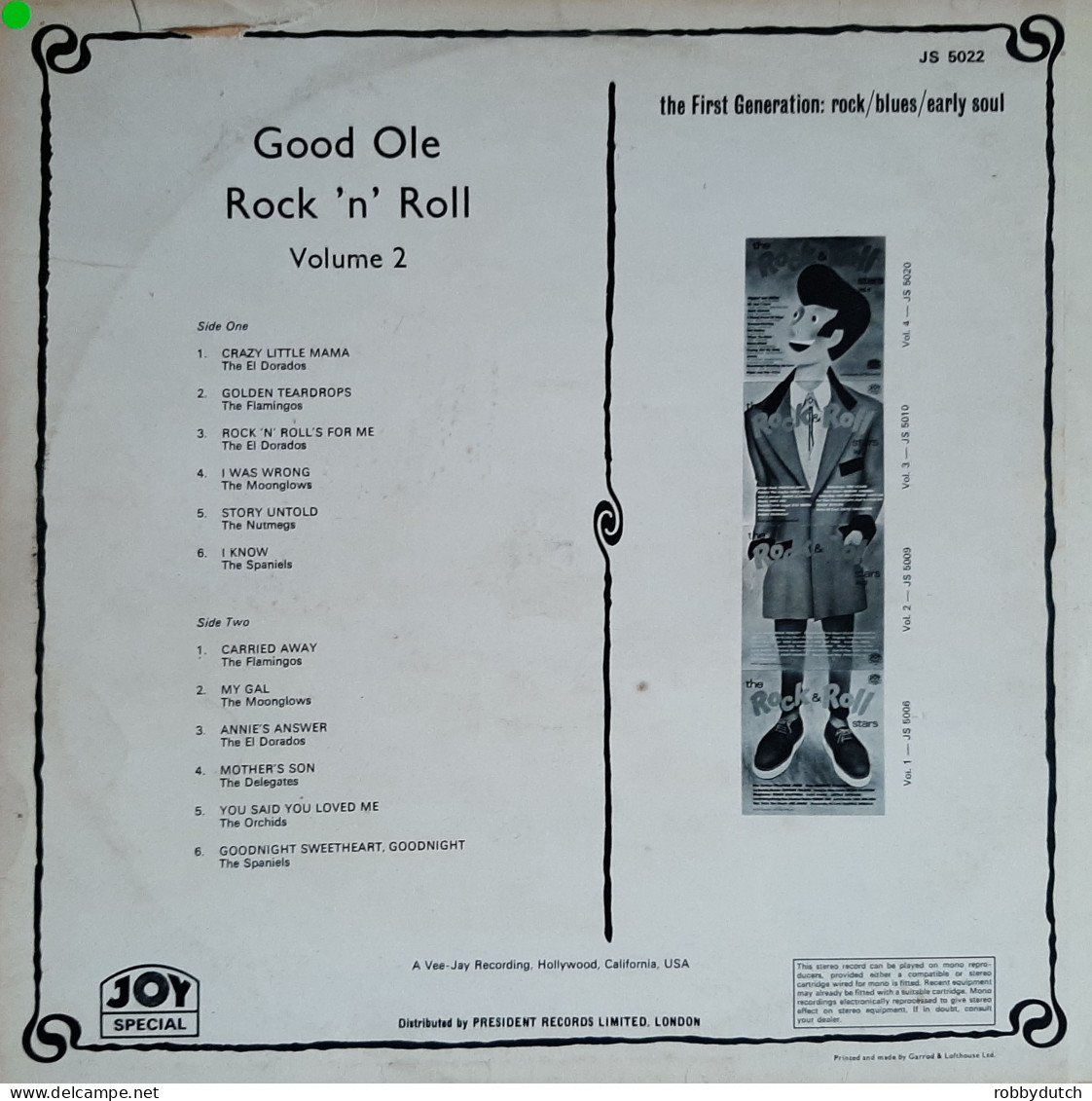 * LP *  GOOD OLE ROCK & ROLL Vol.2 - VARIOUS - Compilations