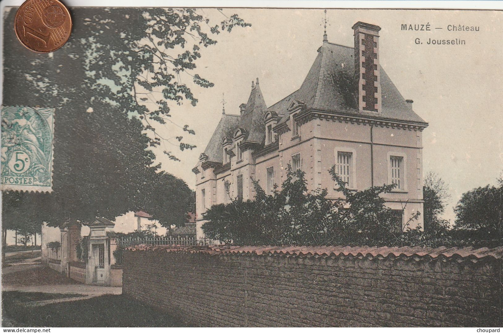 79 - Carte Postale Ancienne  De  MAUZE  Chateau De G.Jousselin - Mauze Sur Le Mignon