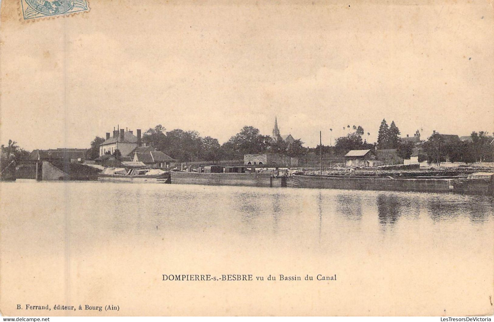 FRANCE - 03 - DOMPIERRE SUR BESBRE - Vu Du Bassin Du Canal - Editeur B Ferrand - Carte Postale Ancienne - Autres & Non Classés