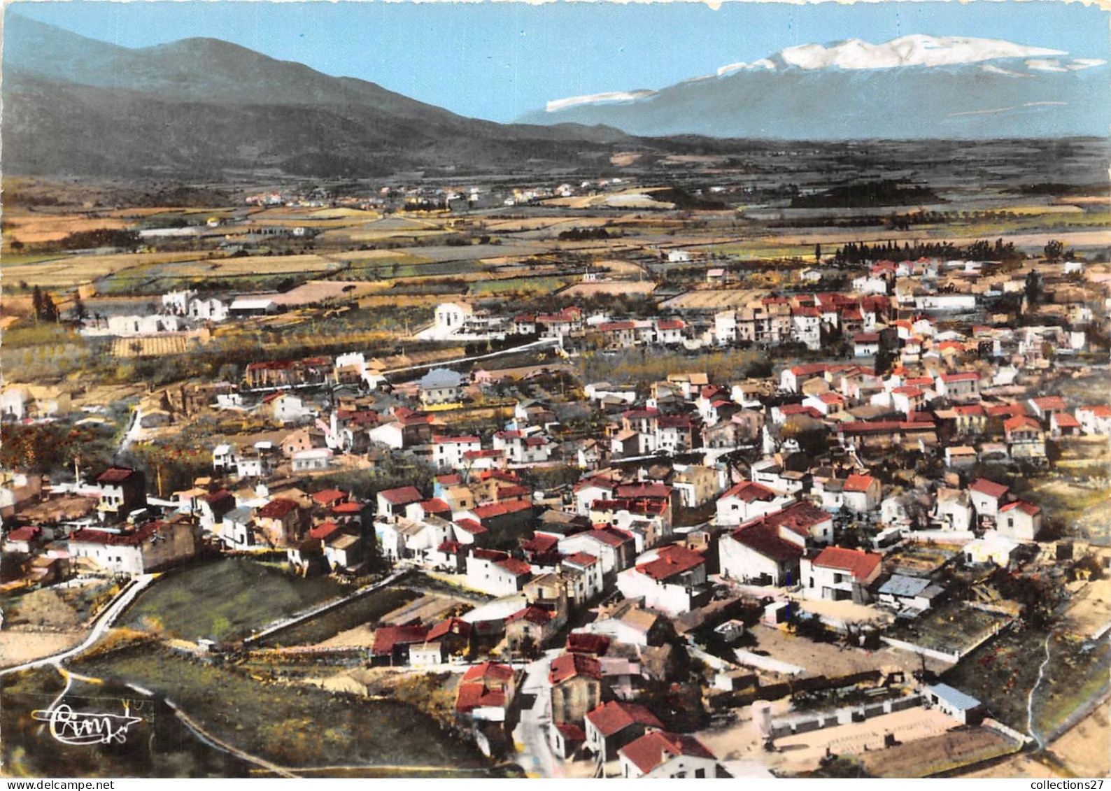 66-SOREDE-  VUE GENERALE  AERIENNE ET LE CANIGOU - Autres & Non Classés