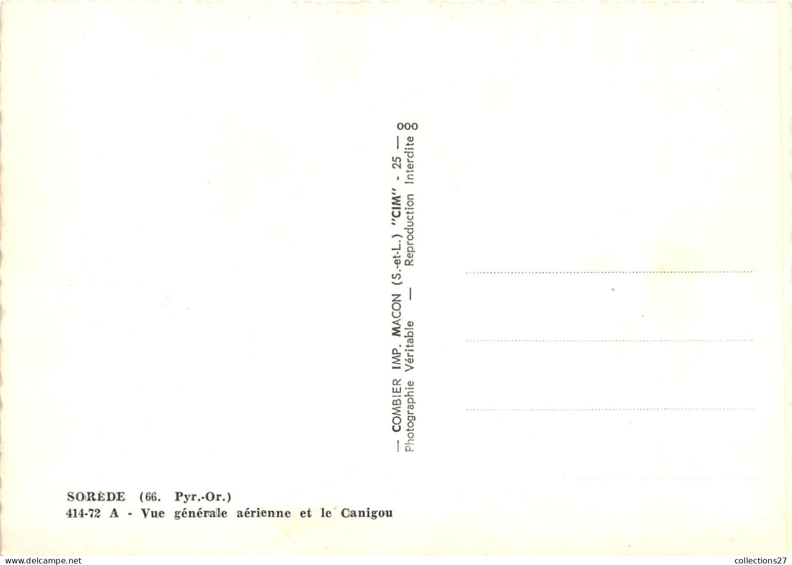 66-SOREDE-  VUE GENERALE  AERIENNE ET LE CANIGOU - Autres & Non Classés