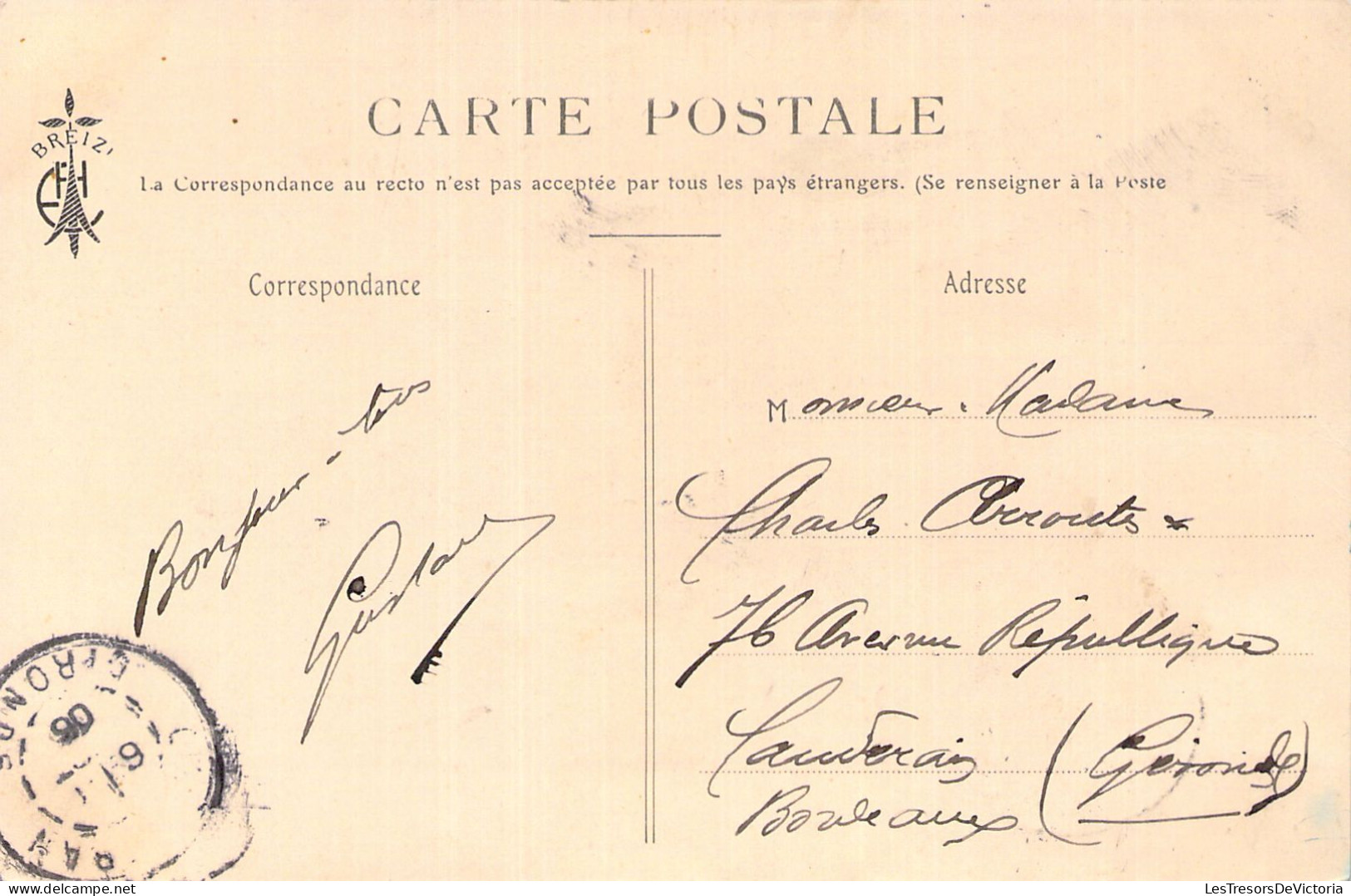 FOLKLORE - Surprise Par L'Orage - Carte Postale Ancienne - Vestuarios