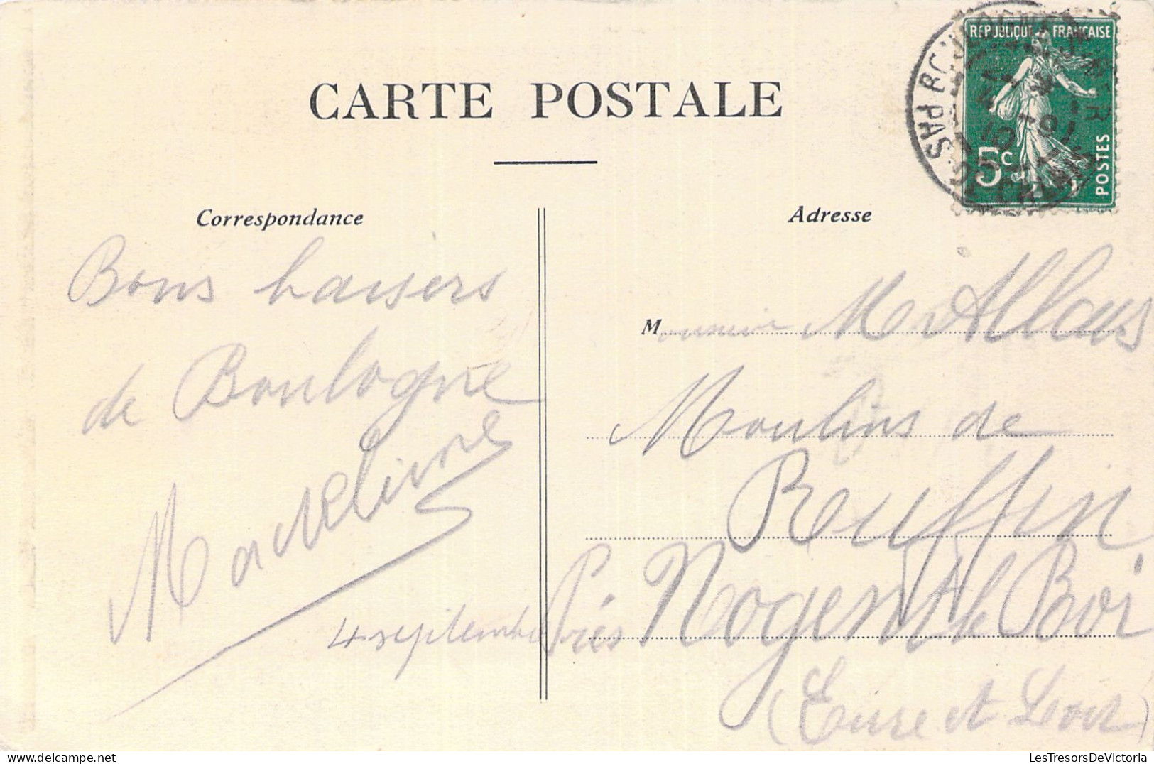 FOLKLORE - Boulogne Sur Mer - Type De Matelote - Carte Postale Ancienne - Vestuarios