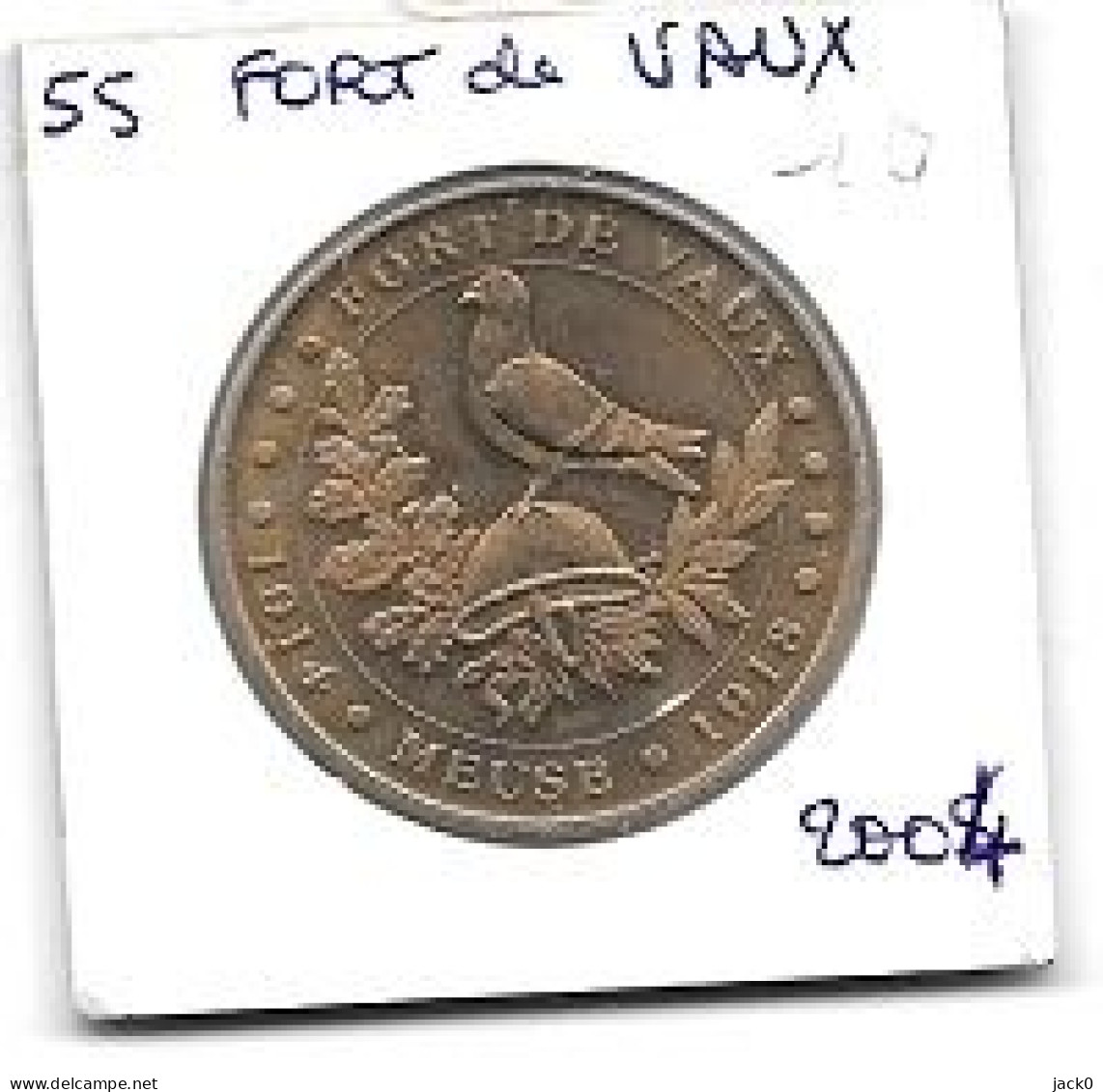 Médaille Touristique  2004,Ville  VAUX - DEVANT  DAMLOUP, LE  FORT  DE  VAUX  ( 55 ) - 2004