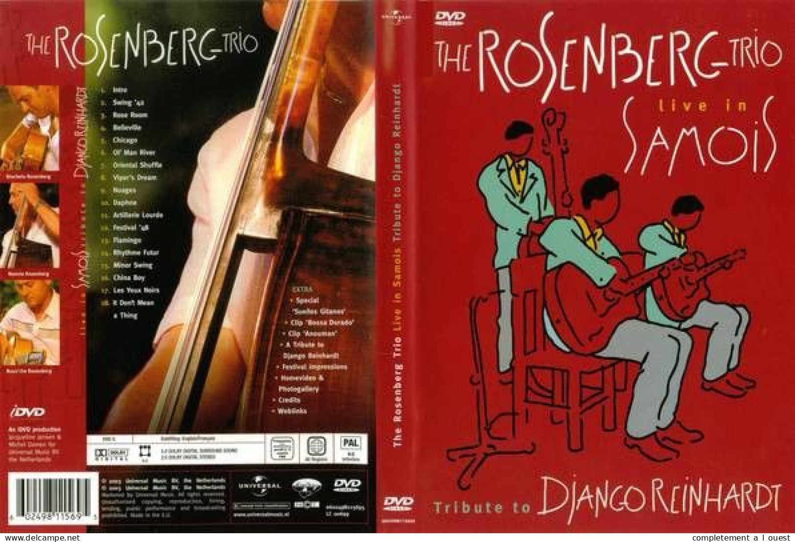 The Rosenberg Trio Live In Samois 2003 DVD Jazz Manouche Guitare Gipsy Django Reinhardt - DVD Musicales