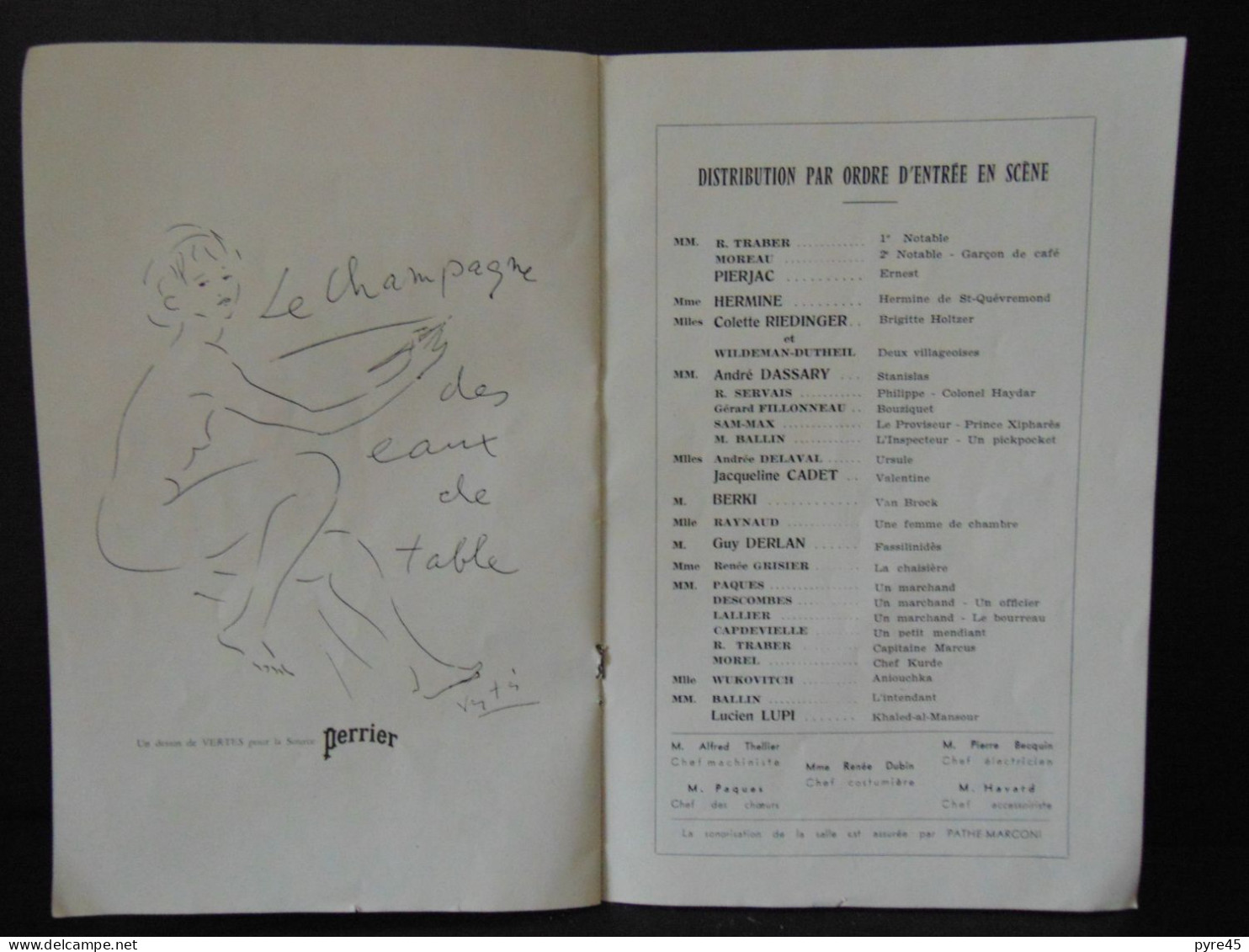 Programme Théâtre Du Chatelet " La Toison D'or " - Programmes