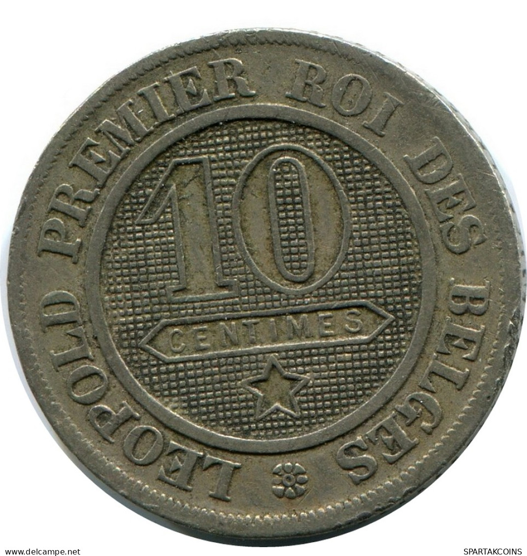 10 CENTIMES 1862 DUTCH Text BÉLGICA BELGIUM Moneda #AX364.E - 10 Cents