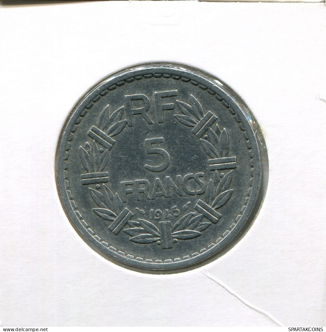 5 FRANCS 1945 FRANCIA FRANCE Moneda #AK756.E - 5 Francs