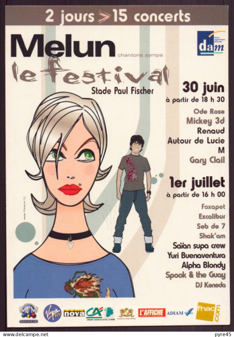 MELUN LE FESTIVAL STADE PAUL FISCHER 1999 - Manifestazioni