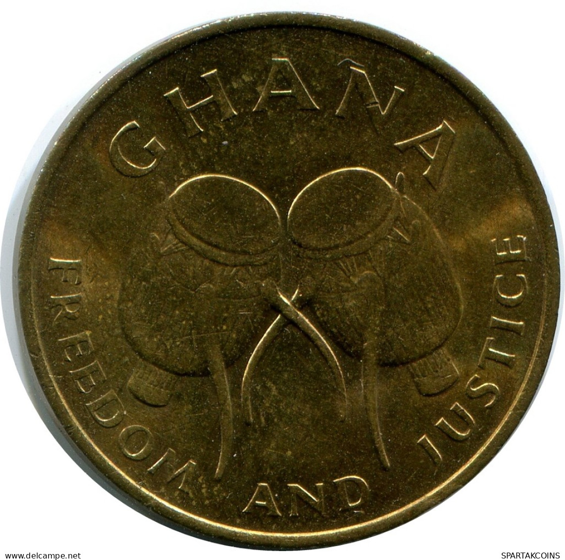 5 CEDIS 1984 GHANA Moneda #AP884.E - Ghana