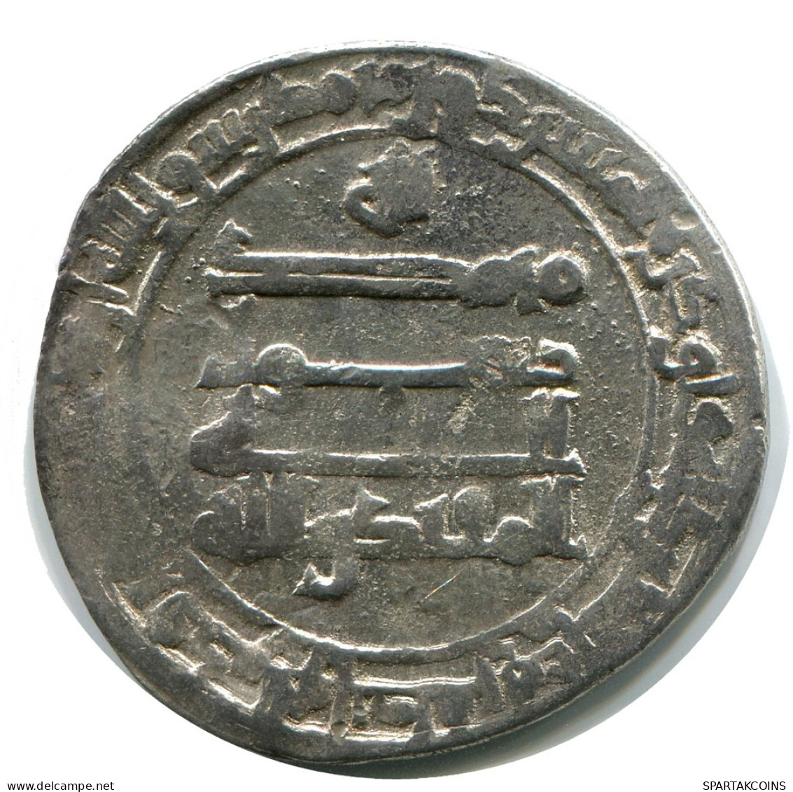 ABBASID AL-MUQTADIR AH 295-320/ 908-932 AD Silver DIRHAM #AH181..E - Oriental