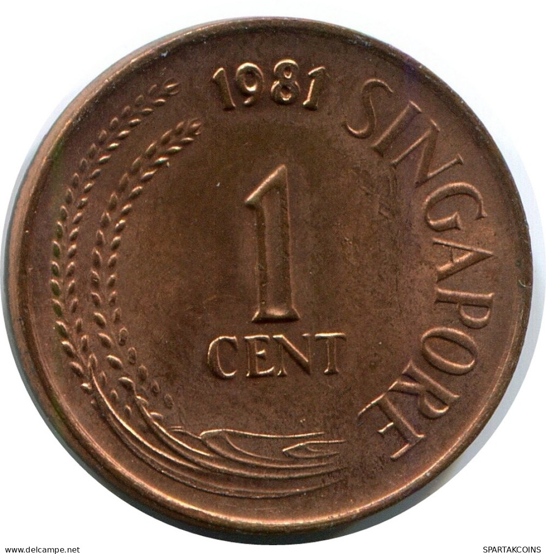 1 CENT 1981 SINGAPUR SINGAPORE Moneda #AR890.E - Singapour