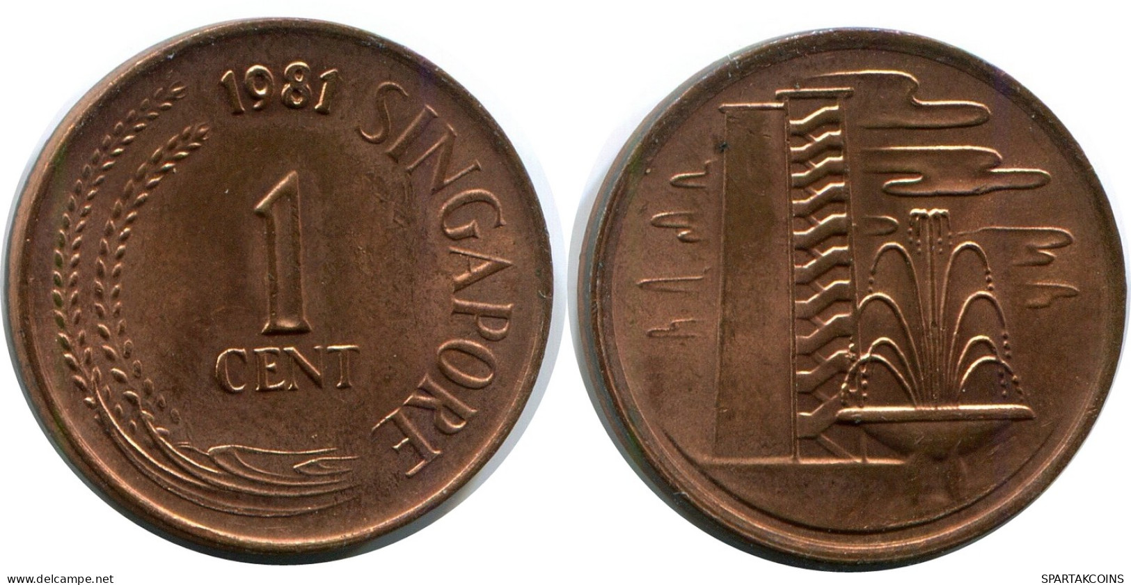 1 CENT 1981 SINGAPUR SINGAPORE Moneda #AR890.E - Singapour