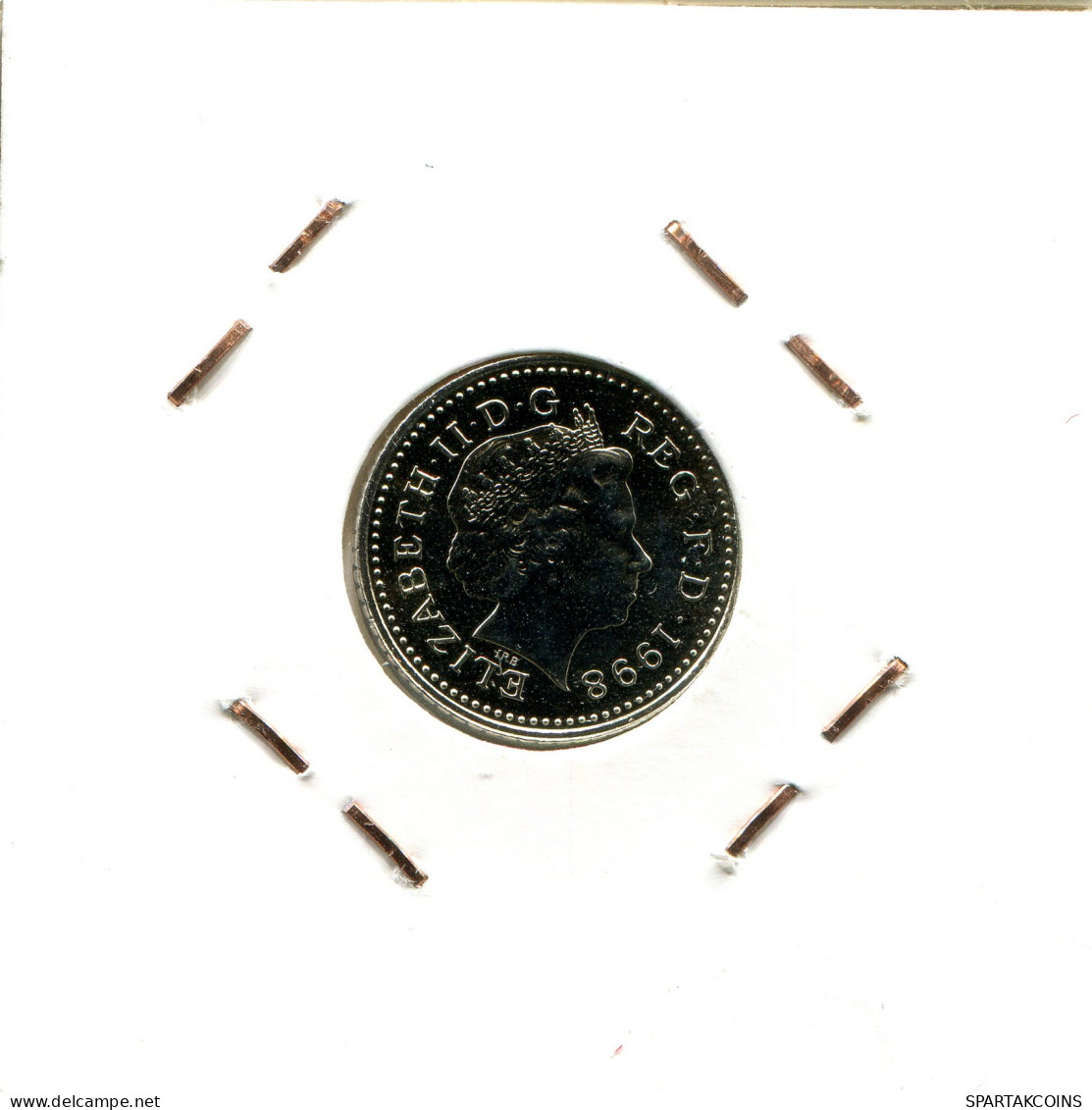 5 PENCE 1998 UK GBAN BRETAÑA GREAT BRITAIN Moneda #AW208.E - 5 Pence & 5 New Pence