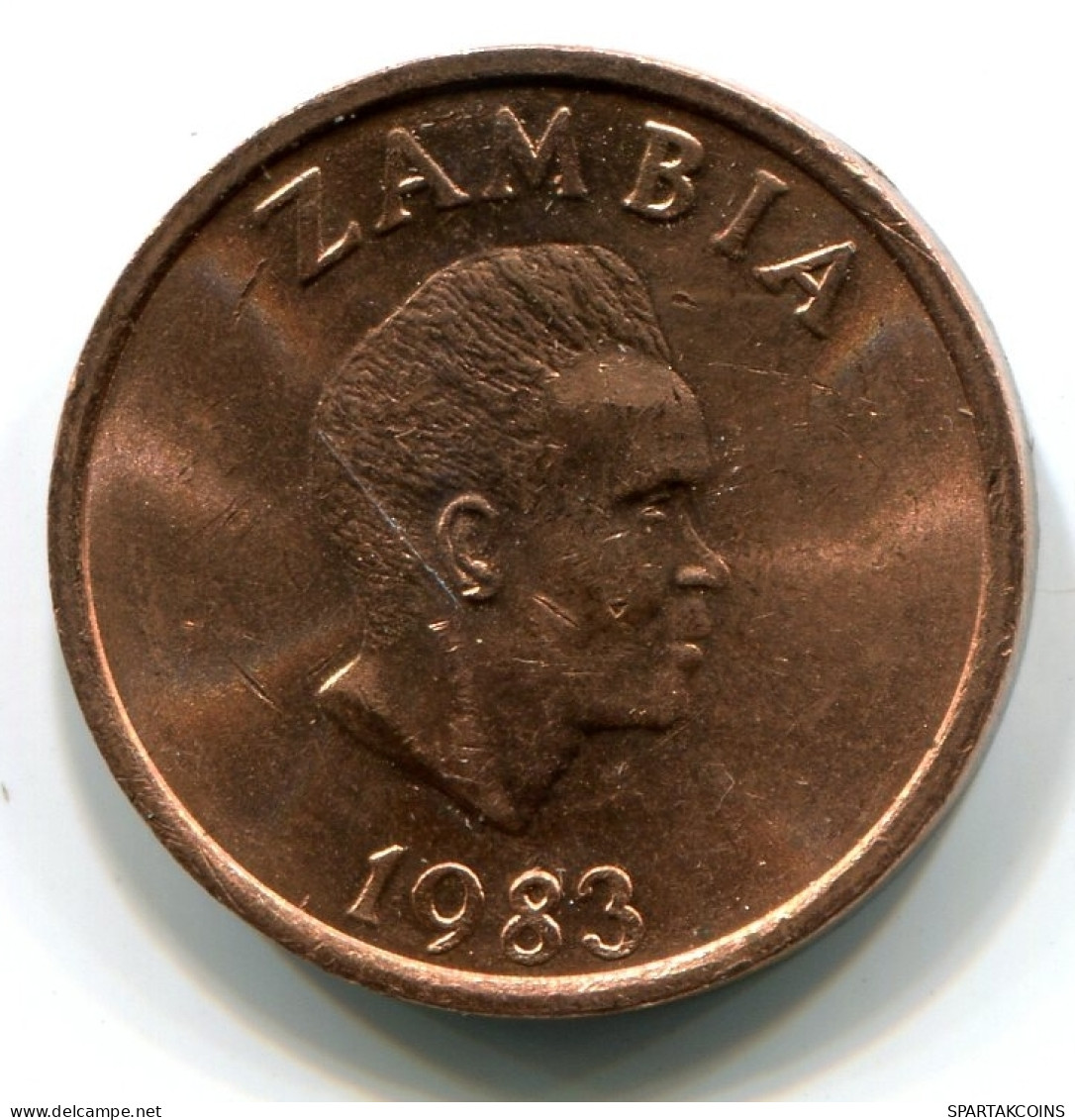 2 NGWEE 1983 ZAMBIA UNC Moneda #W11212.E - Zambie