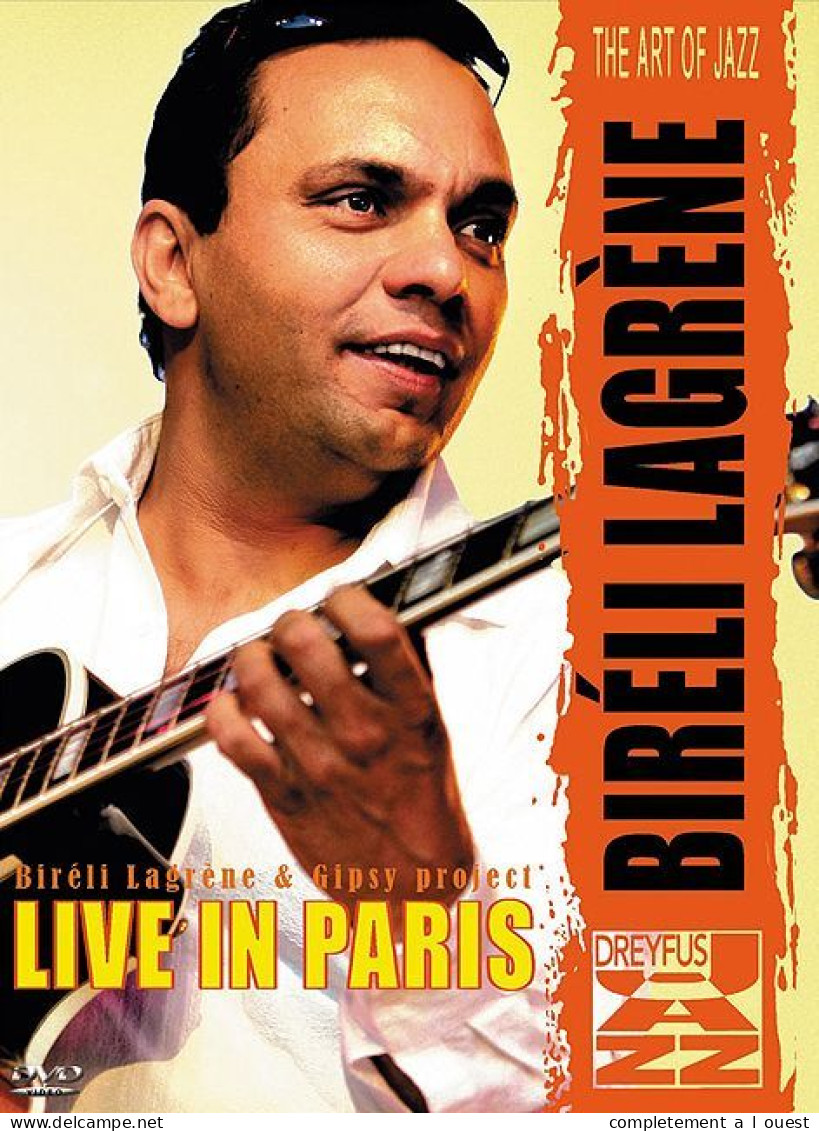 Bireli Lagrene & Gipsy Project Live In Paris DVD Jazz Manouche Guitare Django Reinhardt - Music On DVD