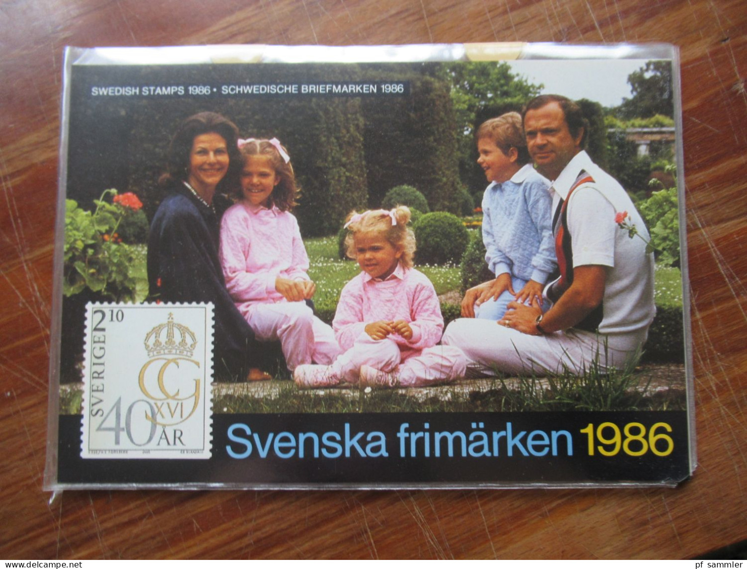 Schweden Jahreszusammenstellungen / Svenska Frimärken 1973 -1987 Nominale / damaliger Verkaufspreis von über 1268 Kronen