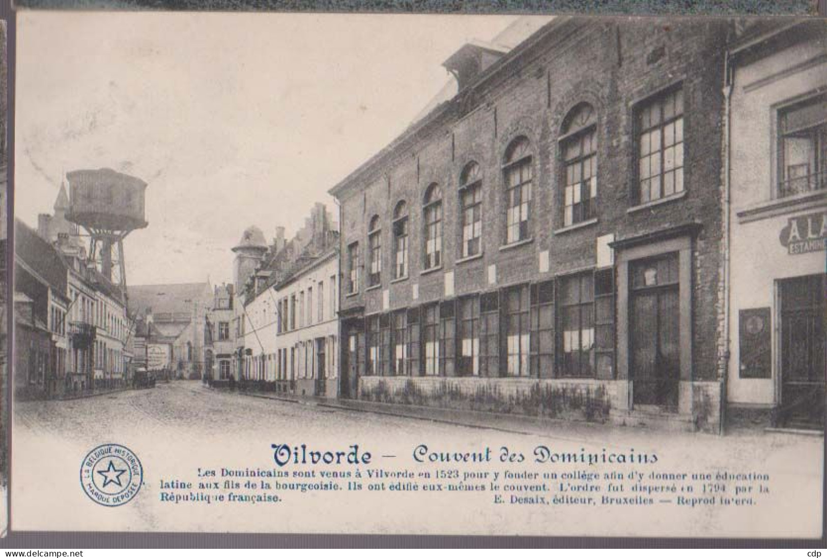 CPA VILVORDE  1912  Couvent - Vilvoorde