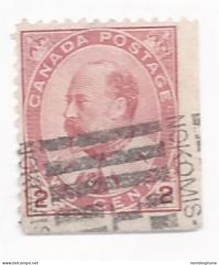 17235) Canada 1903 Booklet - Used Stamps