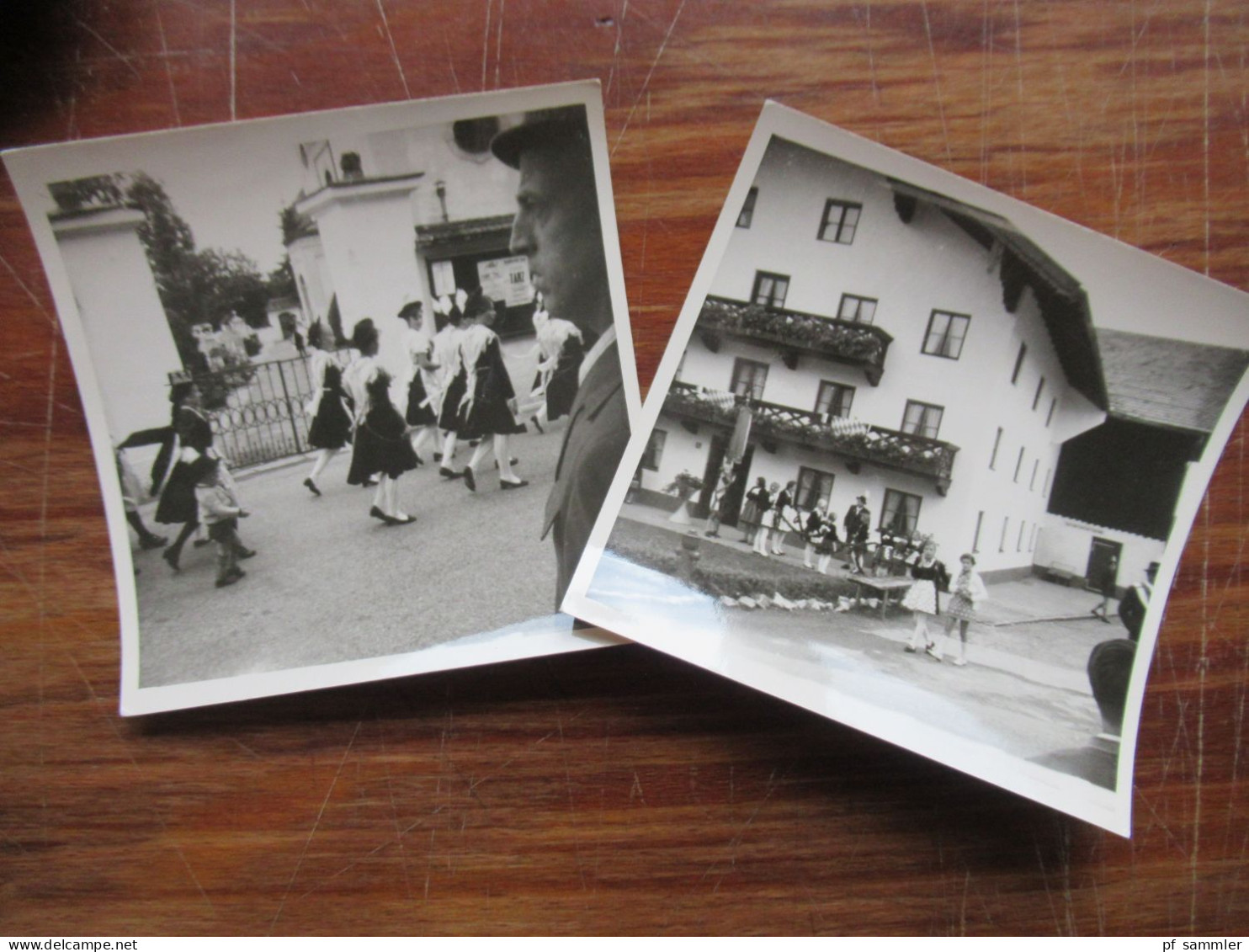 Konvolut älterer Fotos ca.60 Stück ab dem 2. WK mit Soldaten und privaten Aufnahmen -1950er Jahre Festumzug / Bundeswehr