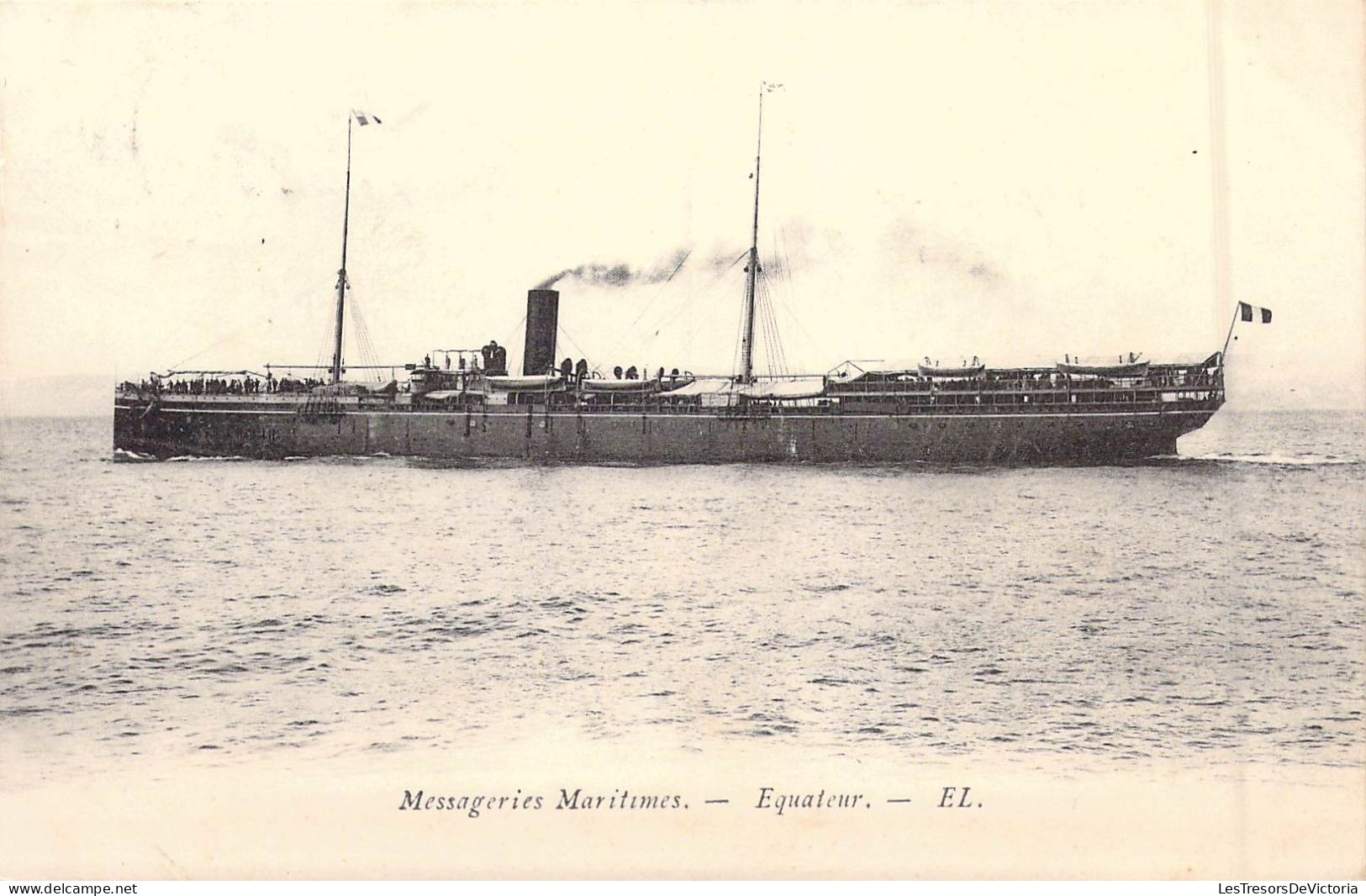 EQUATEUR - Messageries Maritimes - Paquebot - Mer  - Carte Postale Ancienne - Equateur