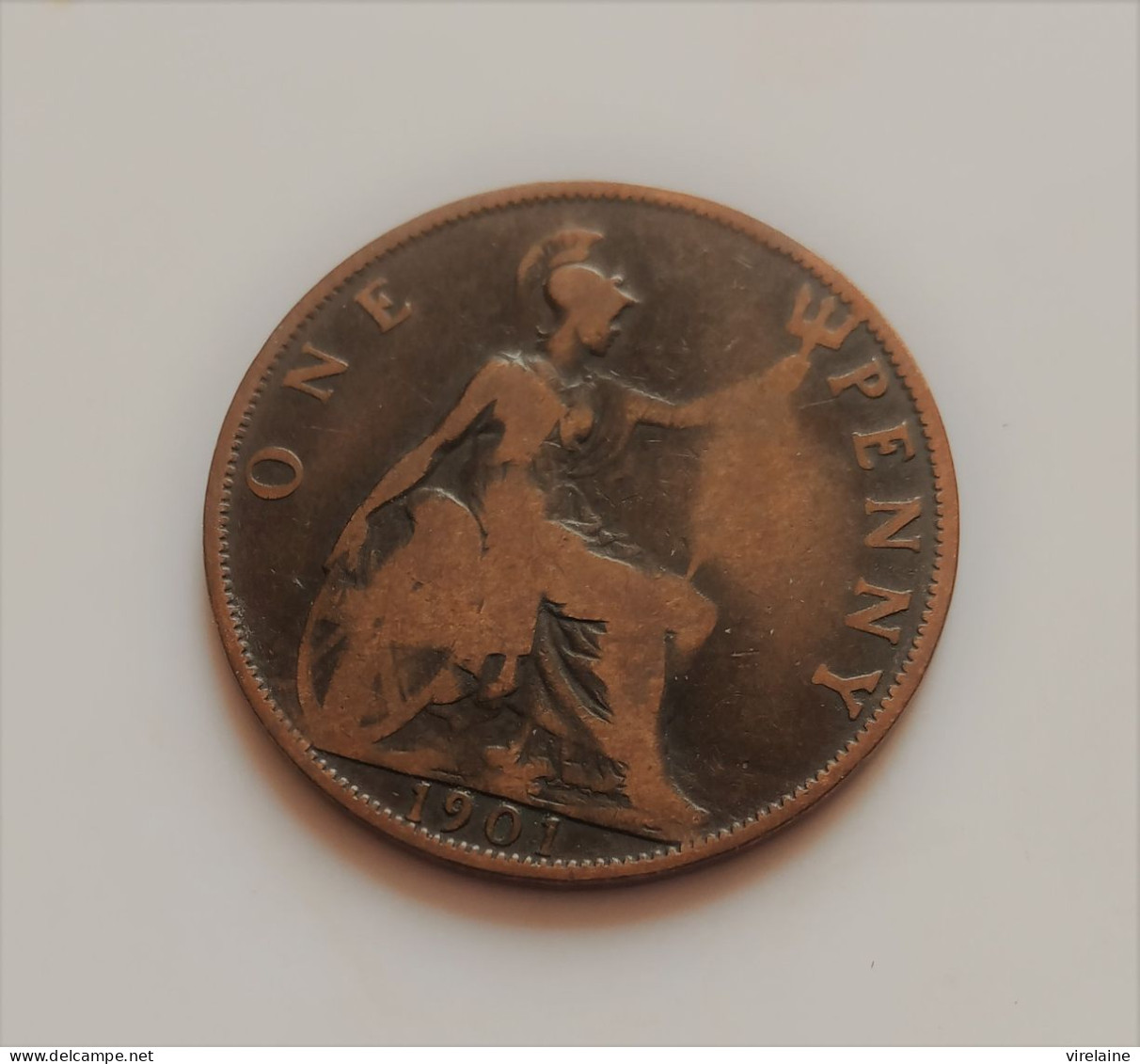 GRANDE BRETAGNE  ONE PENNY - 1901 - VICTORIA D.G   (B04 - 09) - D. 1 Penny