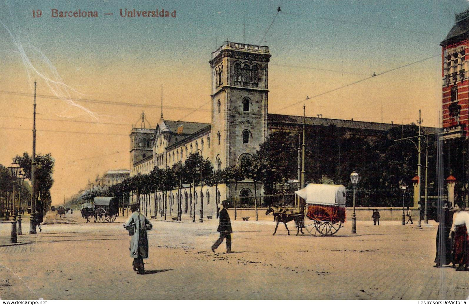 ESPAGNE - Cataluna - Barcelona - Universidad  - Carte Postale Ancienne - Barcelona