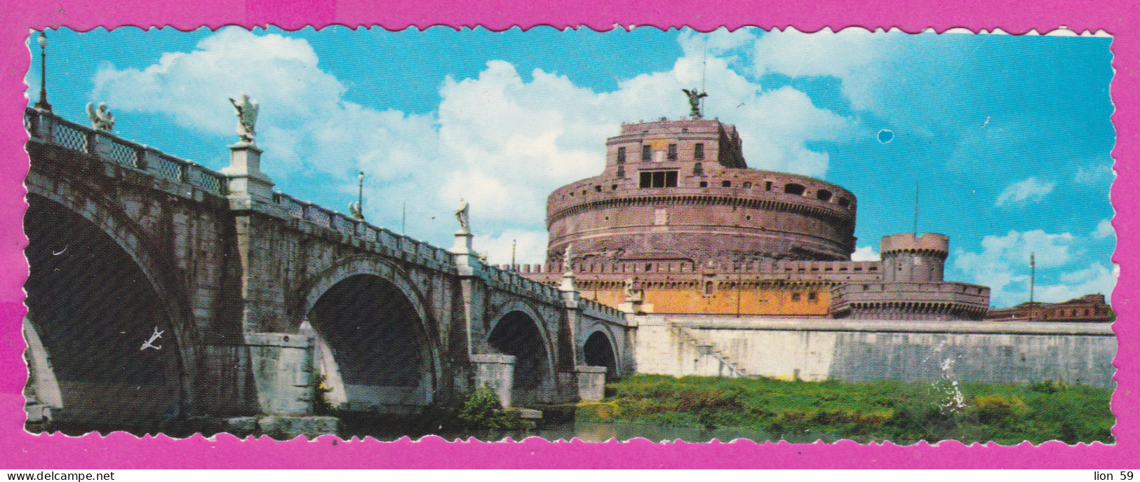 290350 / Italy - Roma (Rome)  - Sant Angelo Bridge And Castle Ponte E Castel S. Angelo PC Italia Italie Italien Italie - Pontes