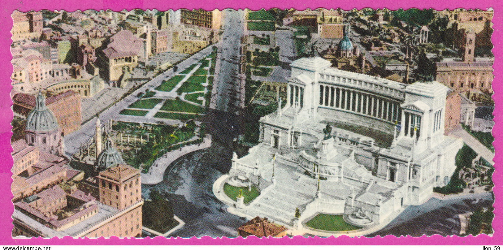290362 / Italy - Roma (Rome)  - Aerial View Altare Della Patria Altar Building Monument PC  Italia Italie Italien - Altare Della Patria