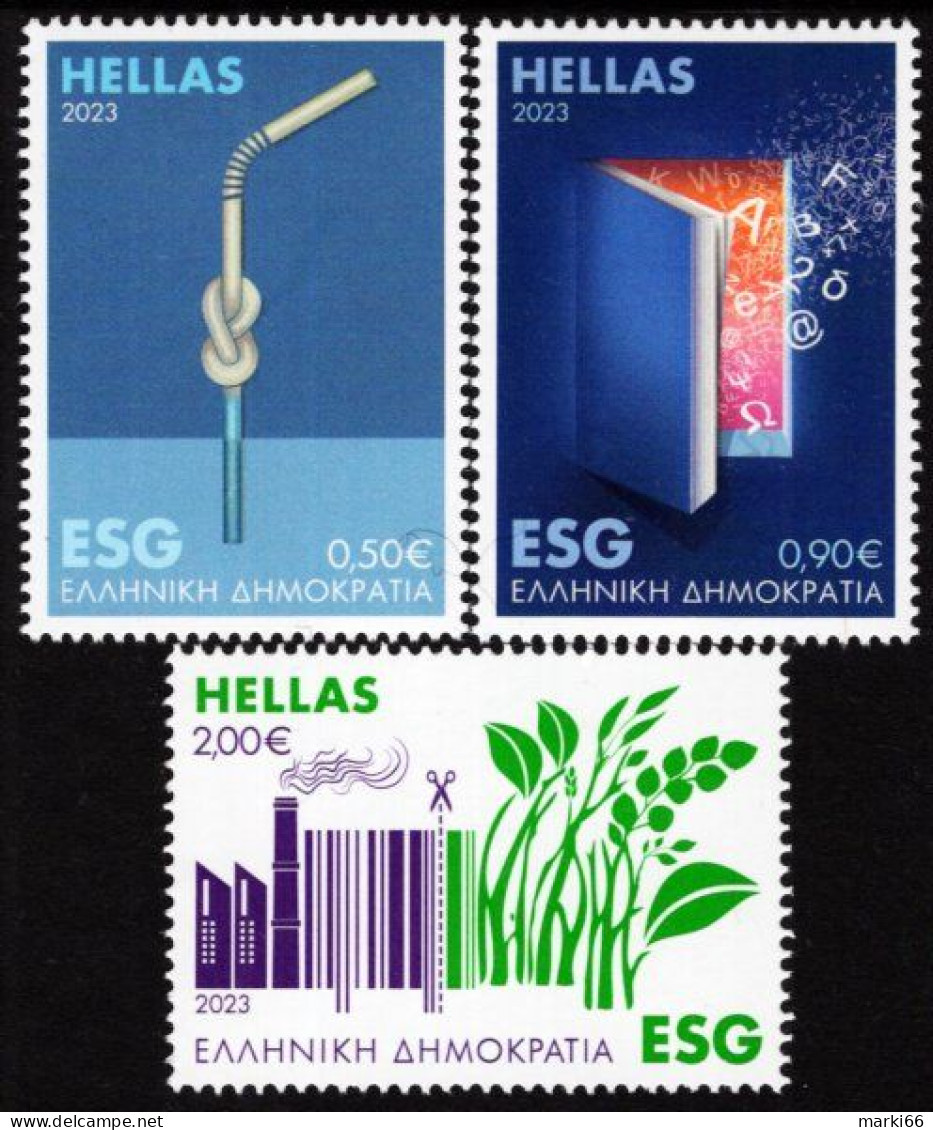 Greece - 2023 - Sustainable Development - Mint Stamp Set - Ungebraucht