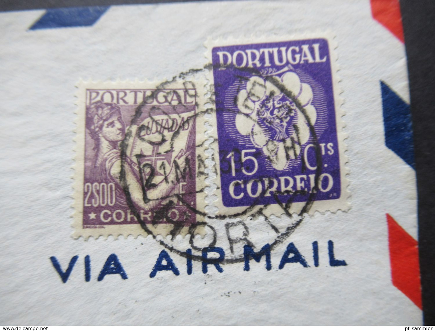 Portugal 1939 Erstflug / Voo Horta Premeiro Transatlantico Nach New York Gesendet - Brieven En Documenten