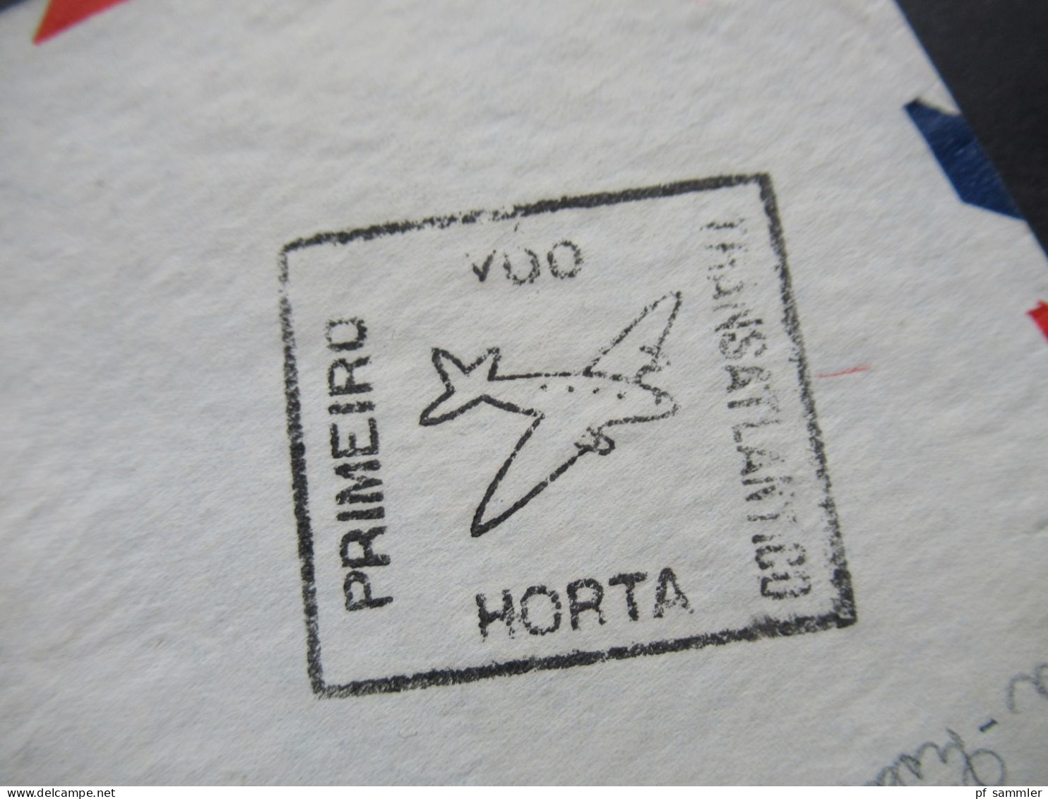 Portugal 1939 Erstflug / Voo Horta Premeiro Transatlantico Nach New York Gesendet - Storia Postale