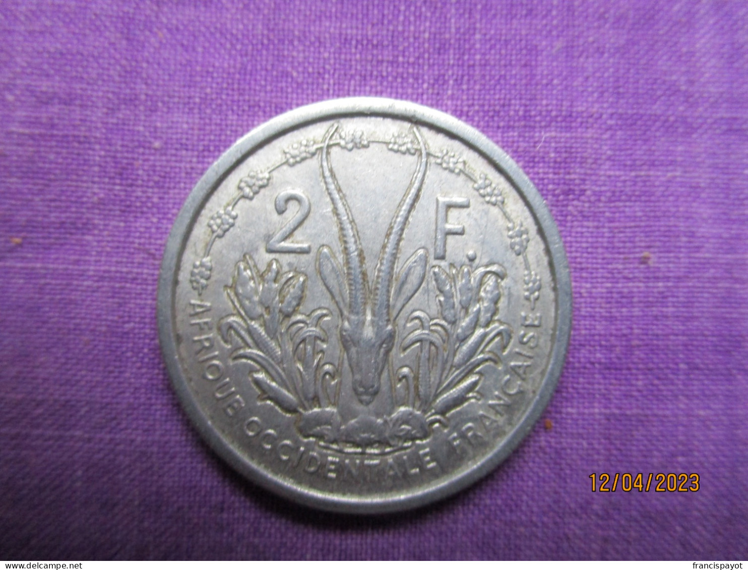 Afrique Occidentale Française: 2 Francs 1955 - French West Africa