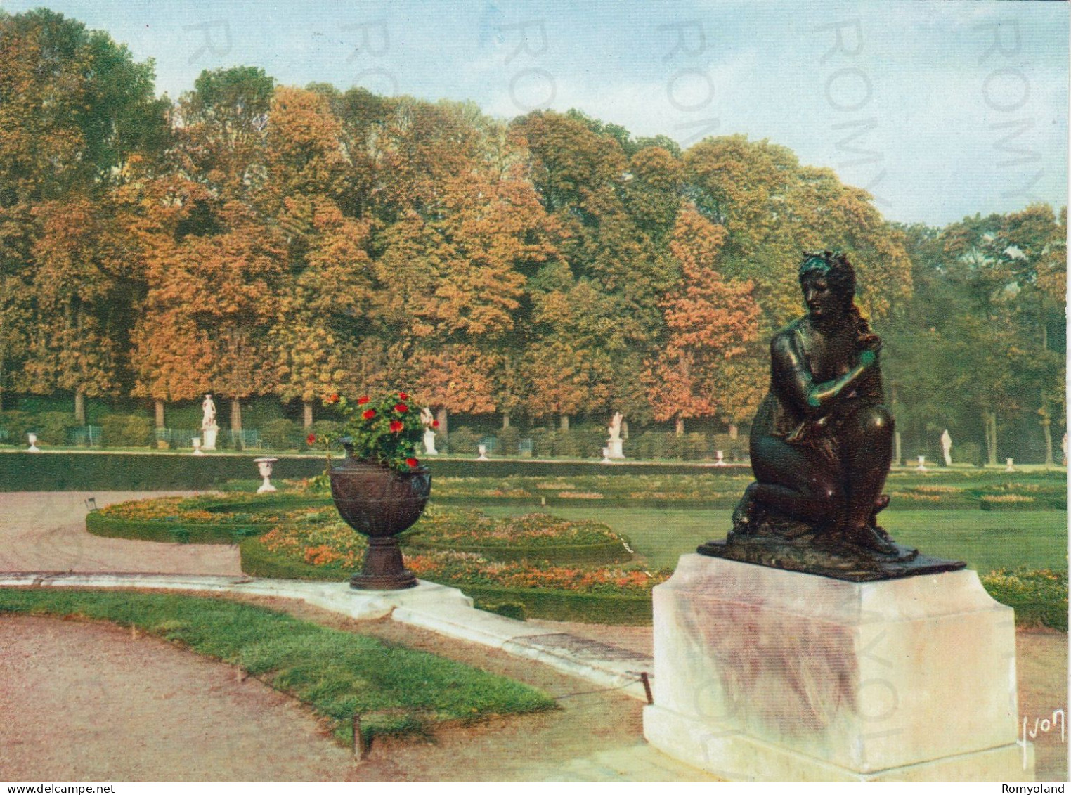 CARTOLINA  VERSAILLES,ILE DE-FRANCE-CHATEAU DE VERSAILLES-PARTERRE DU NORD-LA VENUS PUDIQUE DE COYSEVOX-NON VIAGGIATA - Ile-de-France