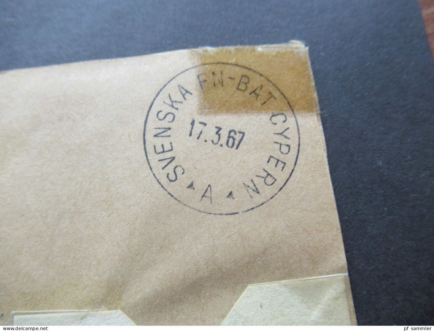 1967 Schweden Militärpost Tjänste Krigsmakten Stempel Svenska Bat Cypern / Schwedisches Militär Auf Zypern - Military