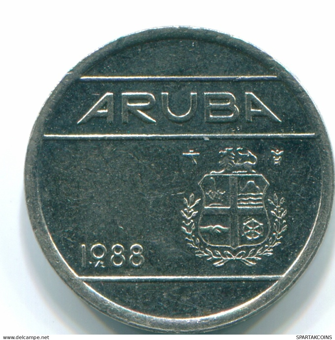 5 CENTS 1988 ARUBA (NÉERLANDAIS NETHERLANDS) Nickel Colonial Pièce #S13617.F - Aruba