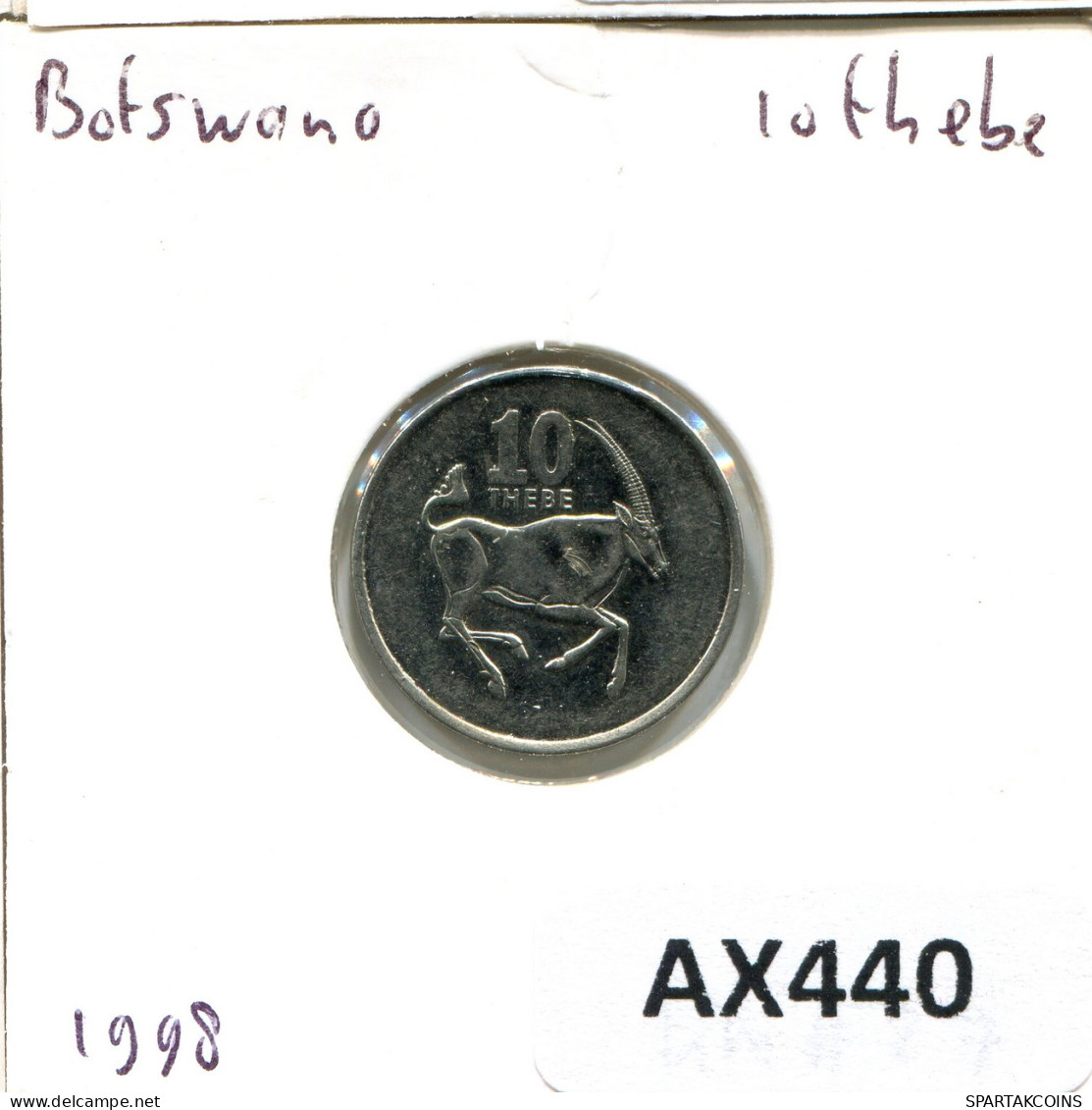10 THEBE 1998 BOTSWANA Pièce #AX440.F - Botswana