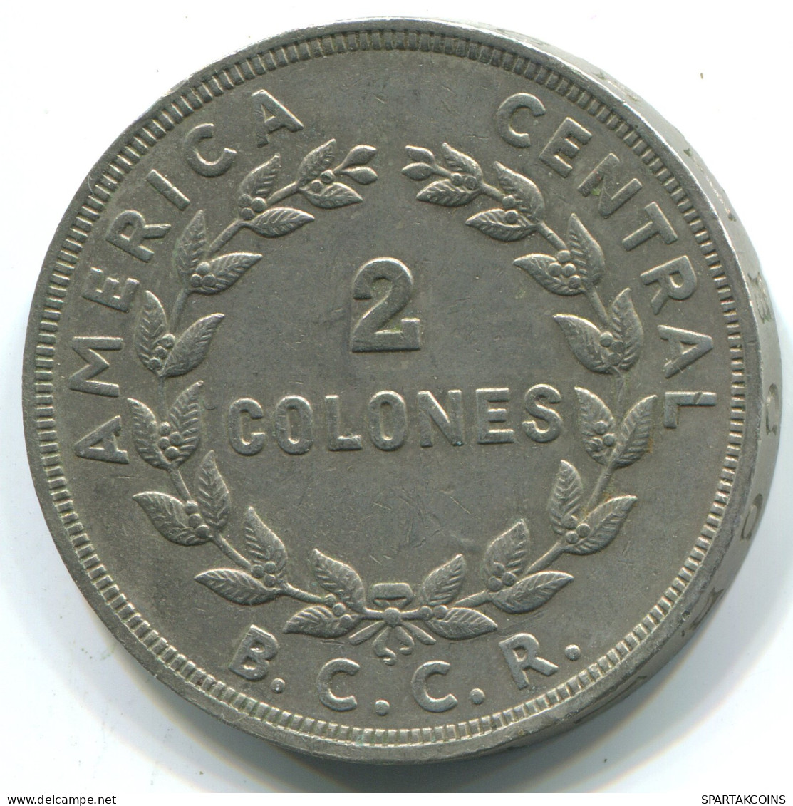 2 COLONES 1978 COSTA RICA Pièce #WW1168.F - Costa Rica