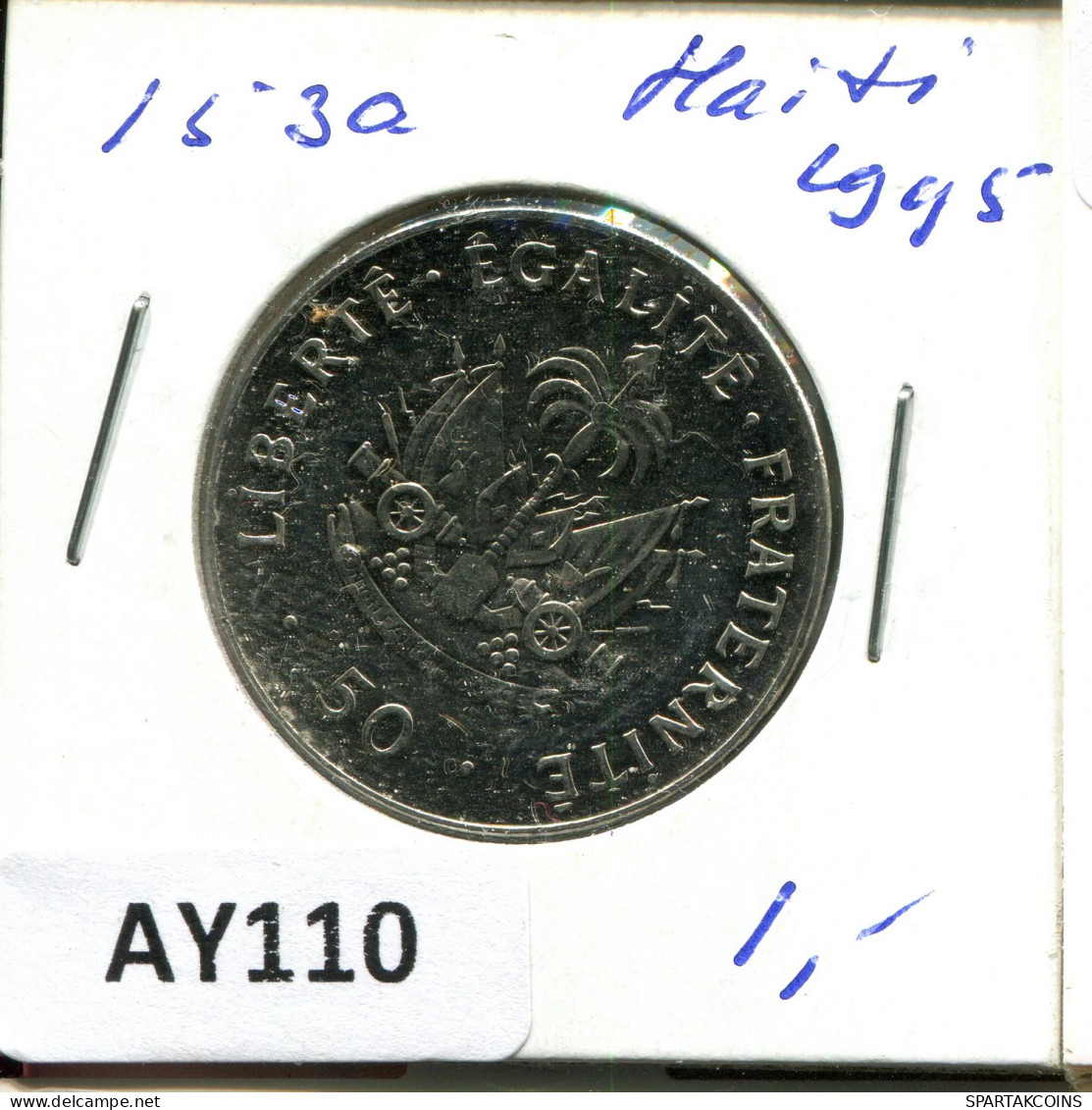 50 CENTIMES 1995 HAITI Pièce #AY110.2.F - Haïti