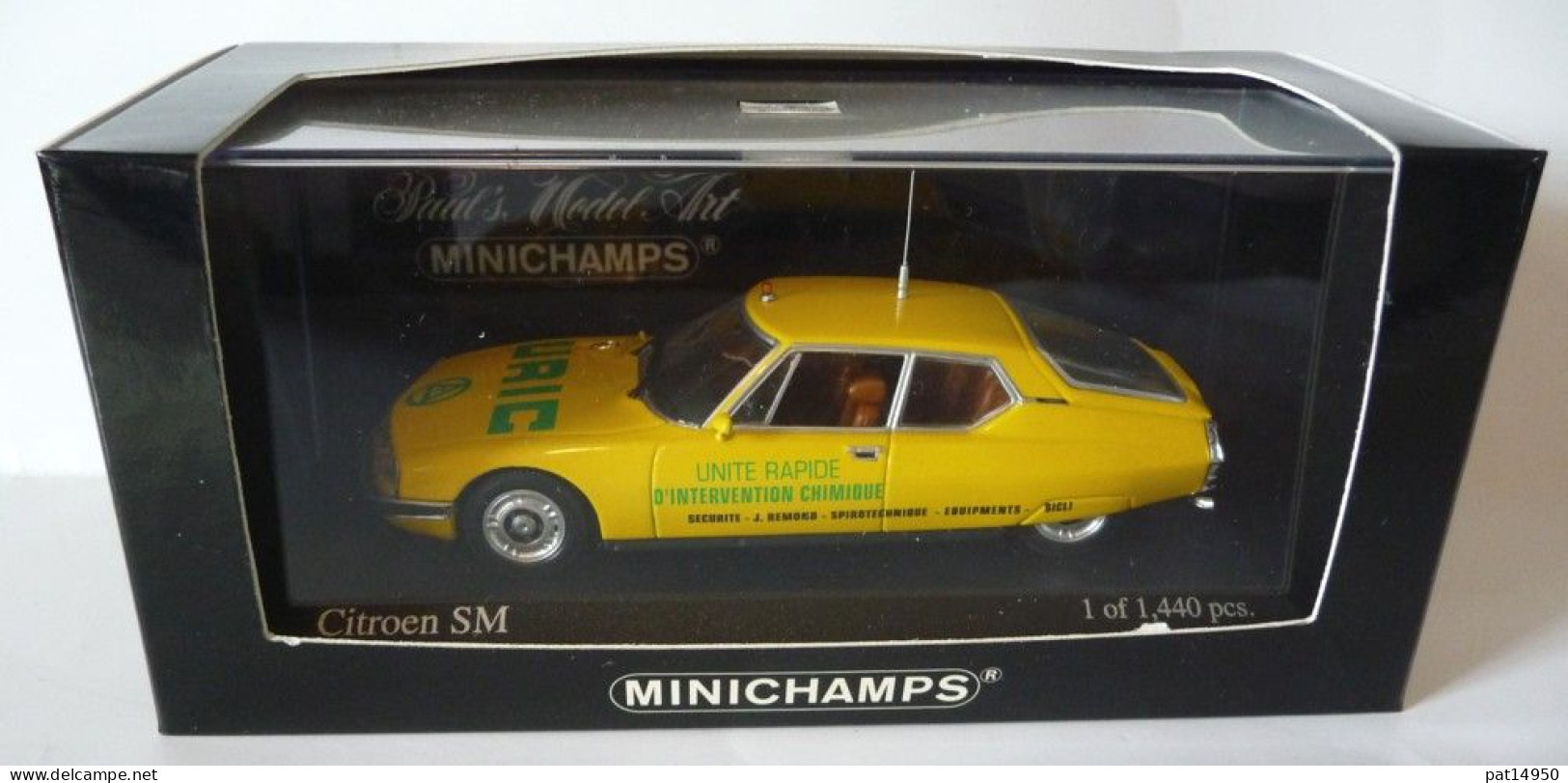 PAT14950 CITROËN SM URIC De 1970 Marque MINICHAMPS - Minichamps