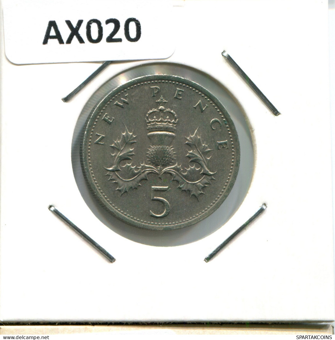5 PENCE 1975 UK GRANDE-BRETAGNE GREAT BRITAIN Pièce #AX020.F - 5 Pence & 5 New Pence