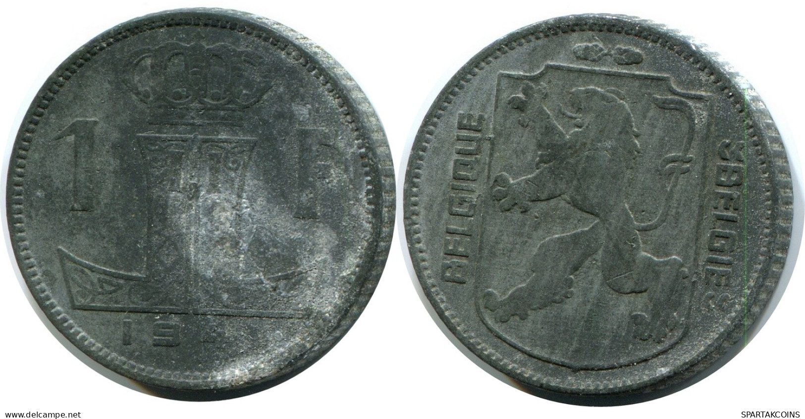 1 FRANC 1944 BELGIQUE-BELGIE BELGIUM Coin #AW915.U - 1 Frank
