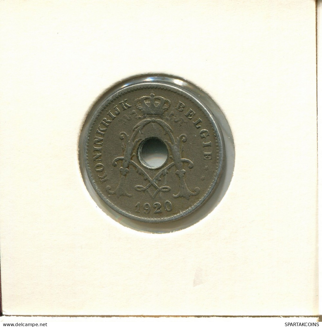 10 CENTIMES 1920 DUTCH Text BELGIUM Coin #BA281.U - 10 Cent