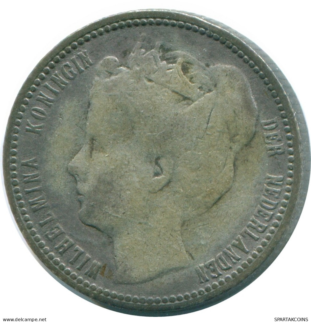 1/4 GULDEN 1900 CURACAO Netherlands SILVER Colonial Coin #NL10530.4.U - Curaçao