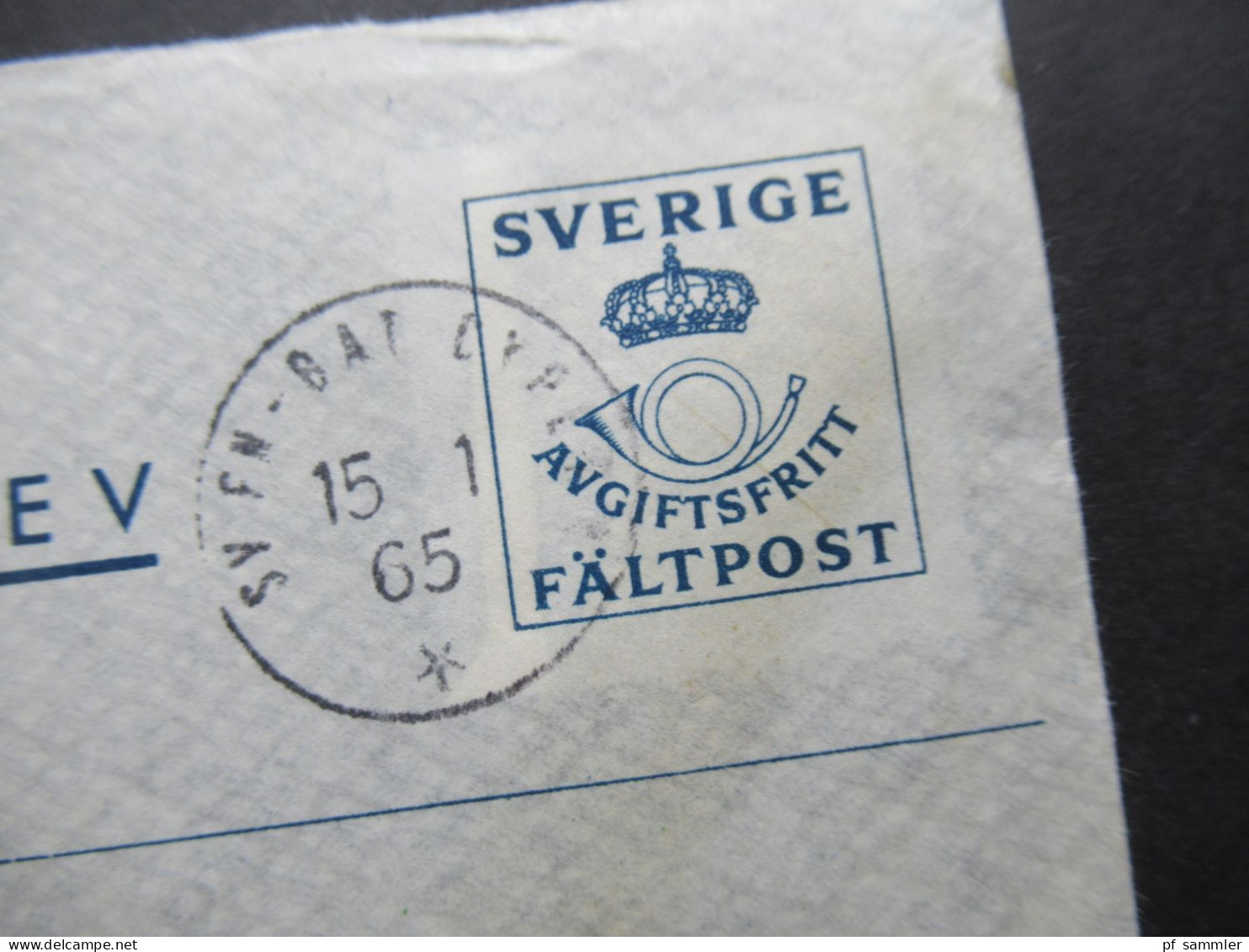 1965 Schweden Militärpost Militärbrev Stempel Svenska Bat Cypern / Schwedische Militär Auf Zypern / FN Bat 28 C - Militärmarken