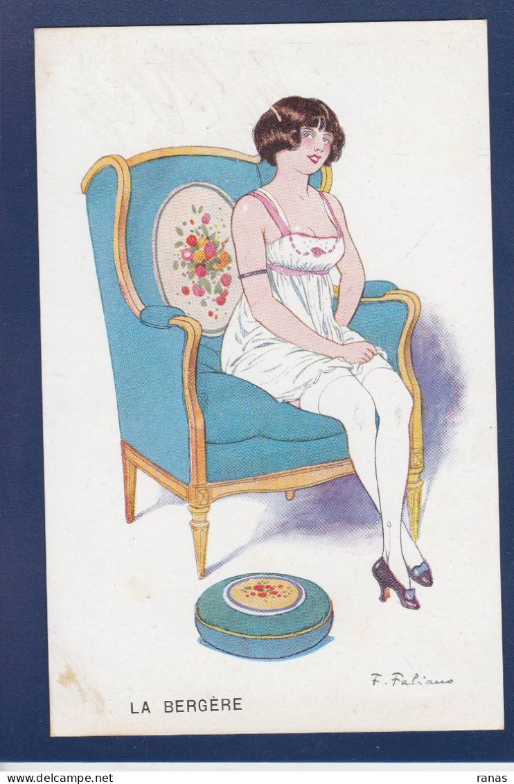 CPA FABIANO Erotisme Femme Woman Art Nouveau éros Risque Non Circulé - Fabiano